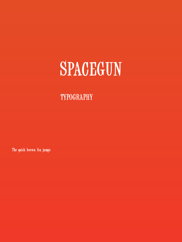 Spacegun Poster