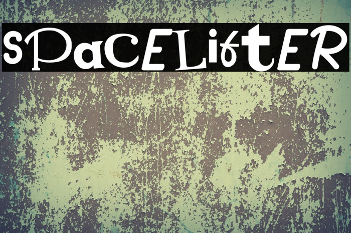 Spacelifter Font examples
