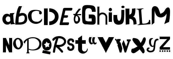 Spacelifter Font LOWERCASE