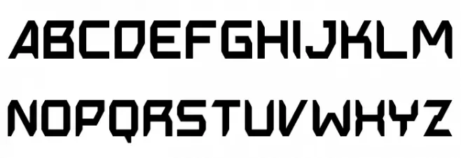 Spaceline Personal Use フォント 大文字