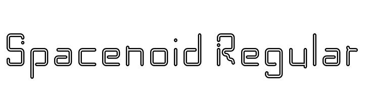 Spacenoid Regular  नि: शुल्क फ़ॉन्ट्स डाउनलोड
