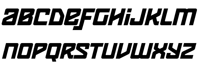 Spaceport two Medium Font Litere mici