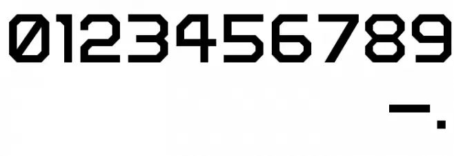 Spaceport Font OTHER CHARS