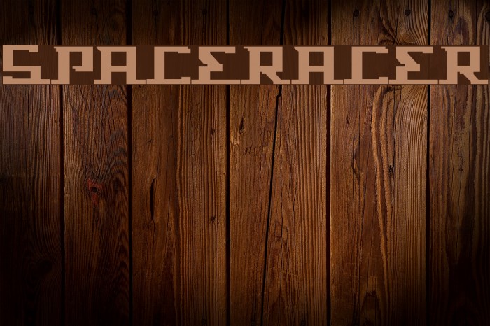 Spaceracer Font examples