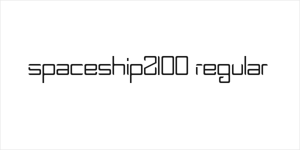 Spaceship2100 Regular Logo