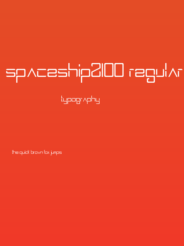 Spaceship2100 Regular Poster