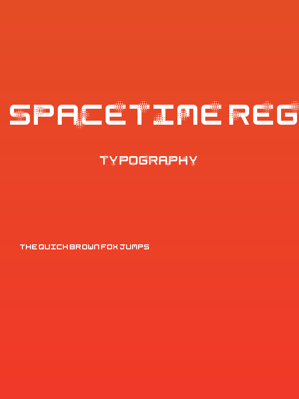 Spacetime Regular Poster