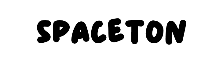 Spaceton  フリーフォントのダウンロード