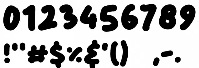 Spaceton Font OTHER CHARS