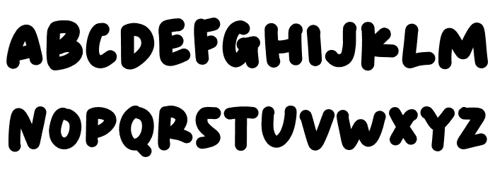 Spaceton Font LOWERCASE