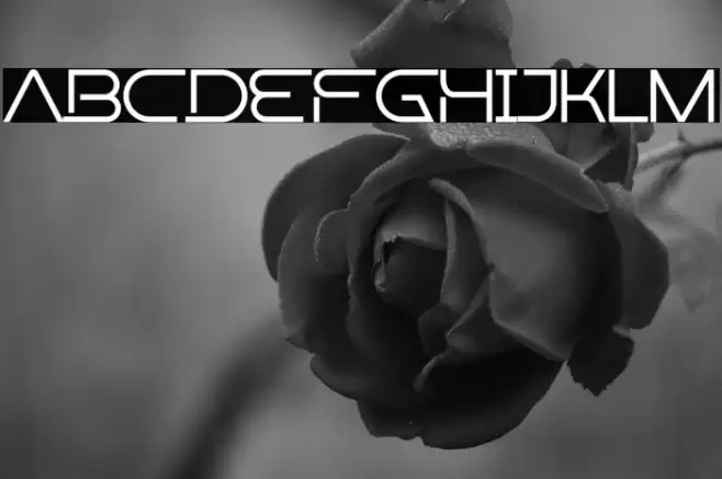 Spacetron फ़ॉन्ट examples