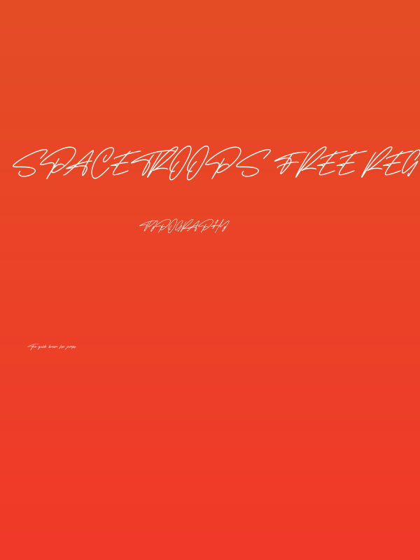 Spacetroops Free Regular Poster