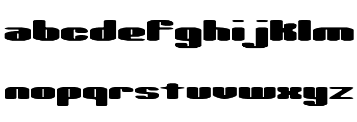 Spacious BRK Font LOWERCASE