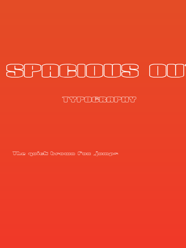 Spacious Outline BRK Poster