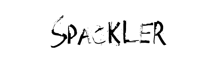 Spackler  フリーフォントのダウンロード