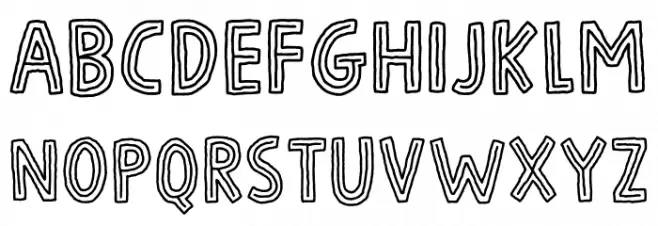 Spacy Avocado DEMO Regular Schriftart Groß