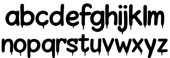 Spagelato Font LOWERCASE