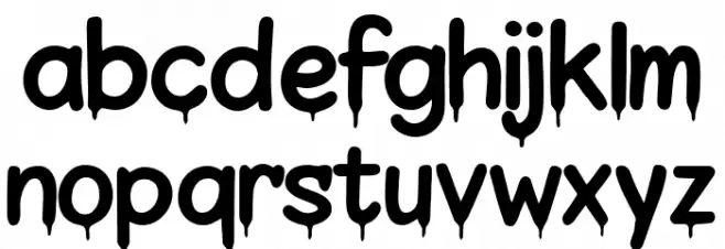 Spagelato Font LOWERCASE