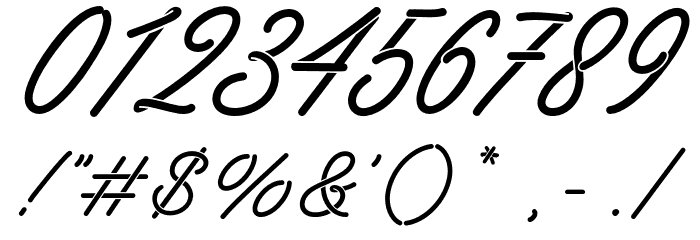 Spagheti Font OTHER CHARS