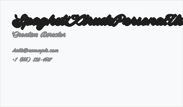 SpaghetiXtrudePersonalUse Business Card