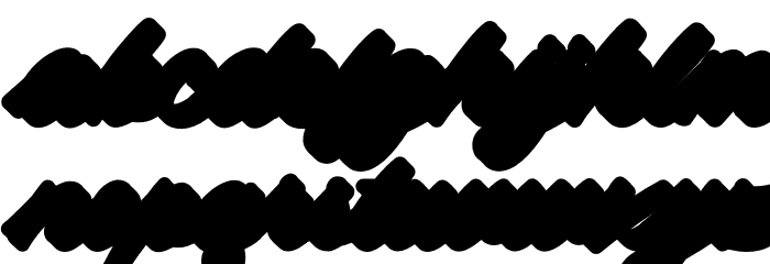 SpaghetiXtrudePersonalUse Font LOWERCASE
