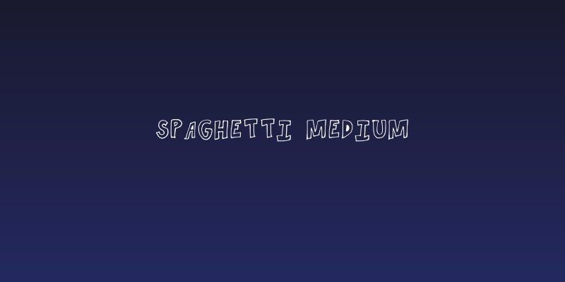 Spaghetti Medium Social Header