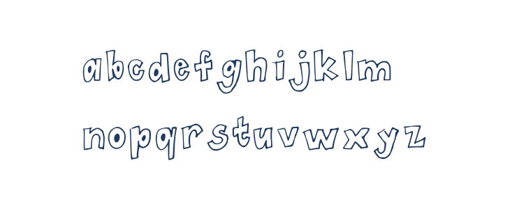 Spaghetti Medium Lowercase