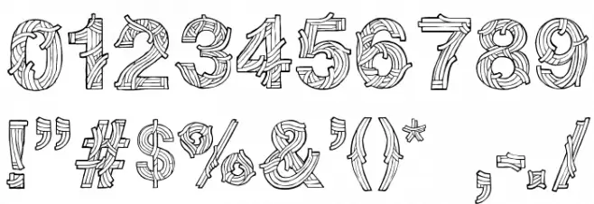 SpaghetticaRegular Font OTHER CHARS