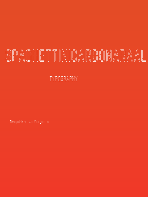 SpaghettiniCarbonaraAl Poster