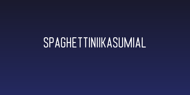 SpaghettiniIkasumiAl Social Header