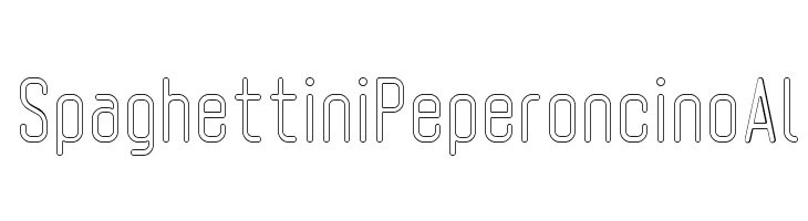 SpaghettiniPeperoncinoAl  नि: शुल्क फ़ॉन्ट्स डाउनलोड