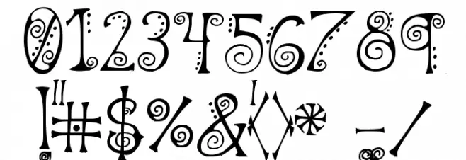 Spahrty Girl Font OTHER CHARS