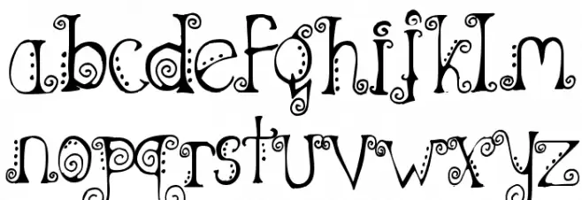 Spahrty Girl خط أحرف صغيرة