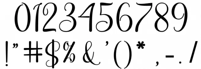 Spalding Font OTHER CHARS