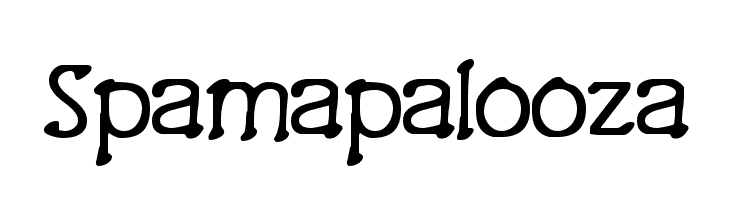 Spamapalooza  フリーフォントのダウンロード