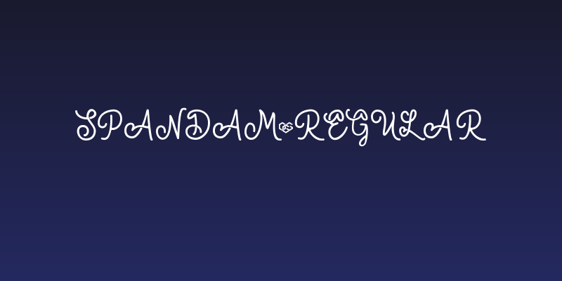 Spandam-Regular Social Header