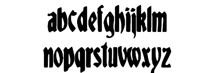 Spaniard Soldier Font LOWERCASE