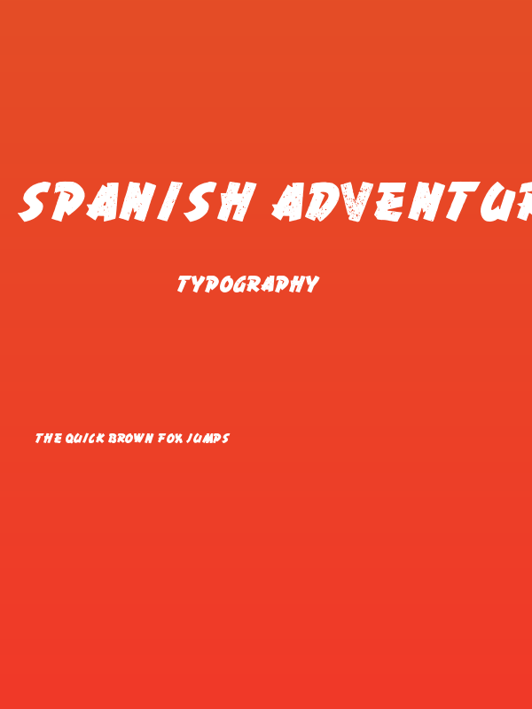 Spanish Adventure Mag Poster
