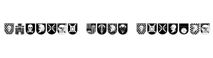 Spanish Army Shields  Descarca Fonturi Gratis