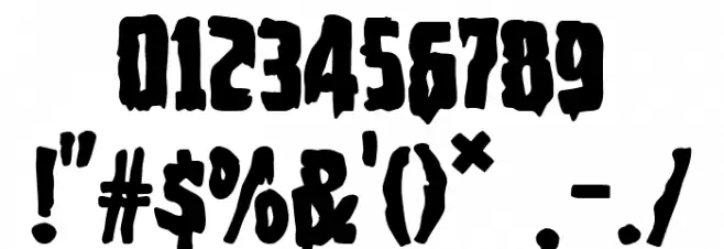 Spanish Capitan Font OTHER CHARS