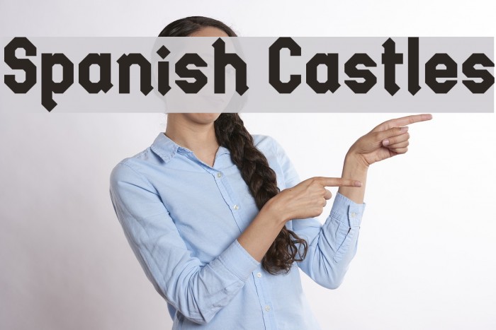 Spanish Castles Font examples