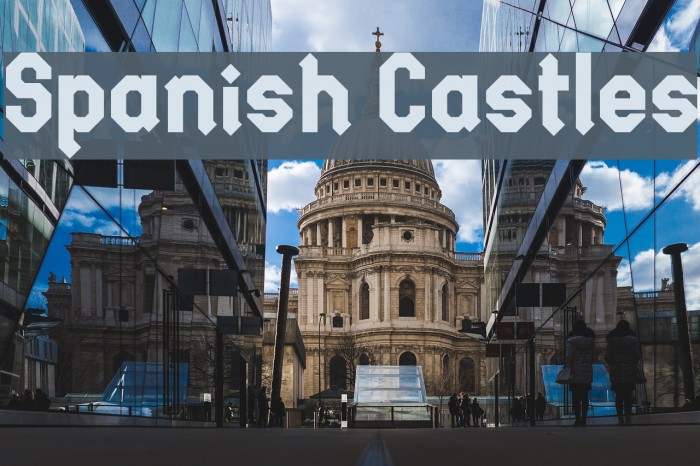 Spanish Castles Font examples