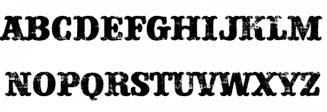 Spanish Circus 字体 大写