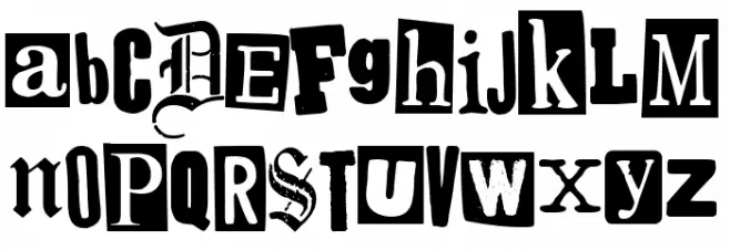 Spanish Faith 字体 大写