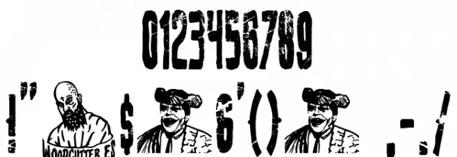 Spanish Joker Font OTHER CHARS