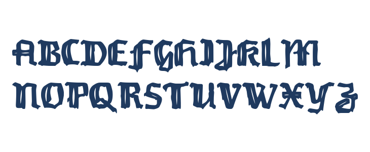 Spanish Old War Uppercase