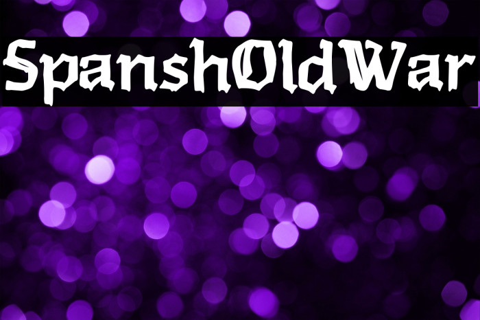 Spanish Old War Example 1