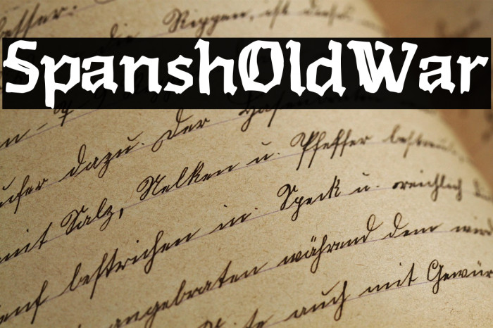 Spanish Old War Example 3