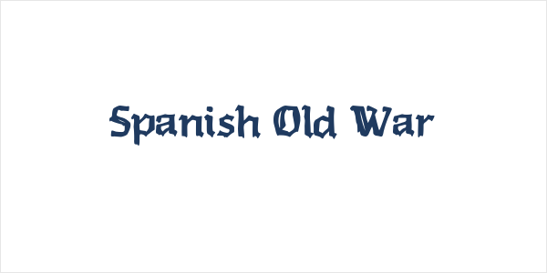 Spanish Old War Logo