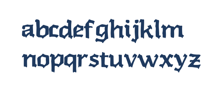 Spanish Old War Lowercase